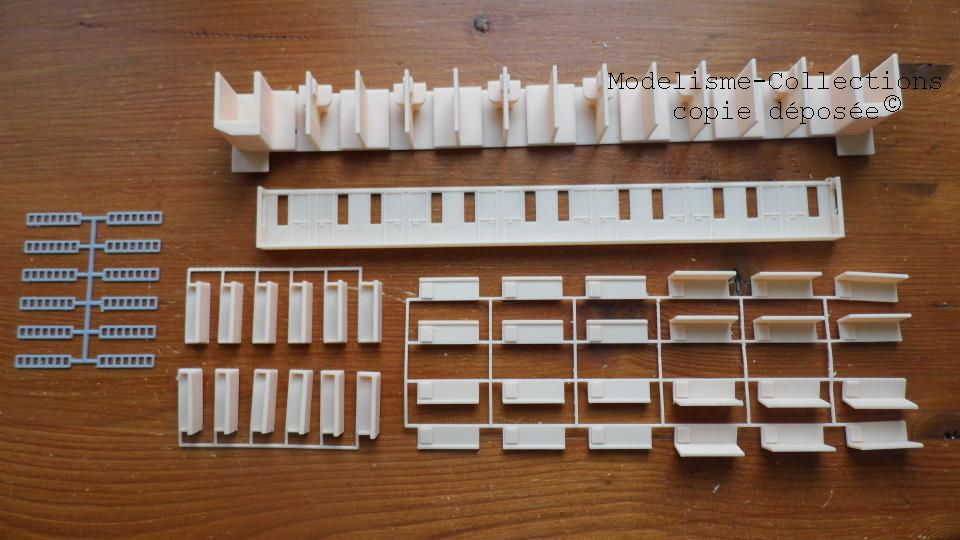 Amenagement interieur NUIT pour voiture OCEM PL/FL 1ere classe couchettes A12/2c12/2 PMP RATEAU JEP